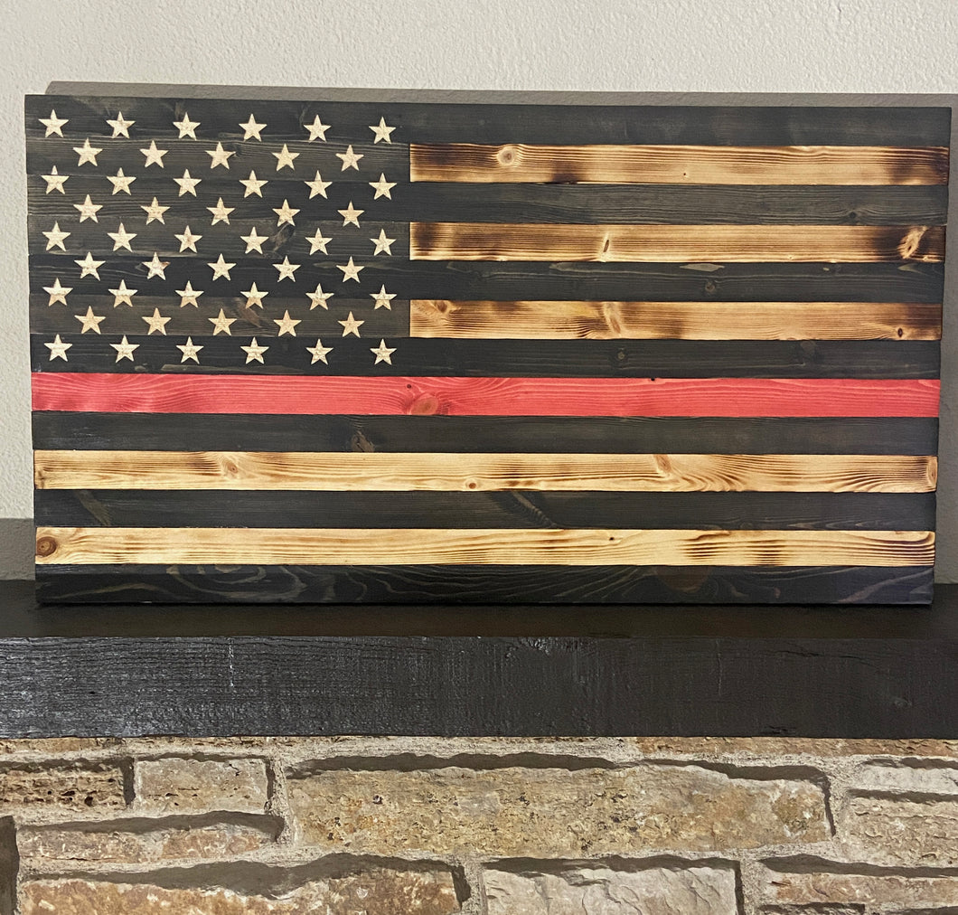 Thin Red Line Flag (Fire)