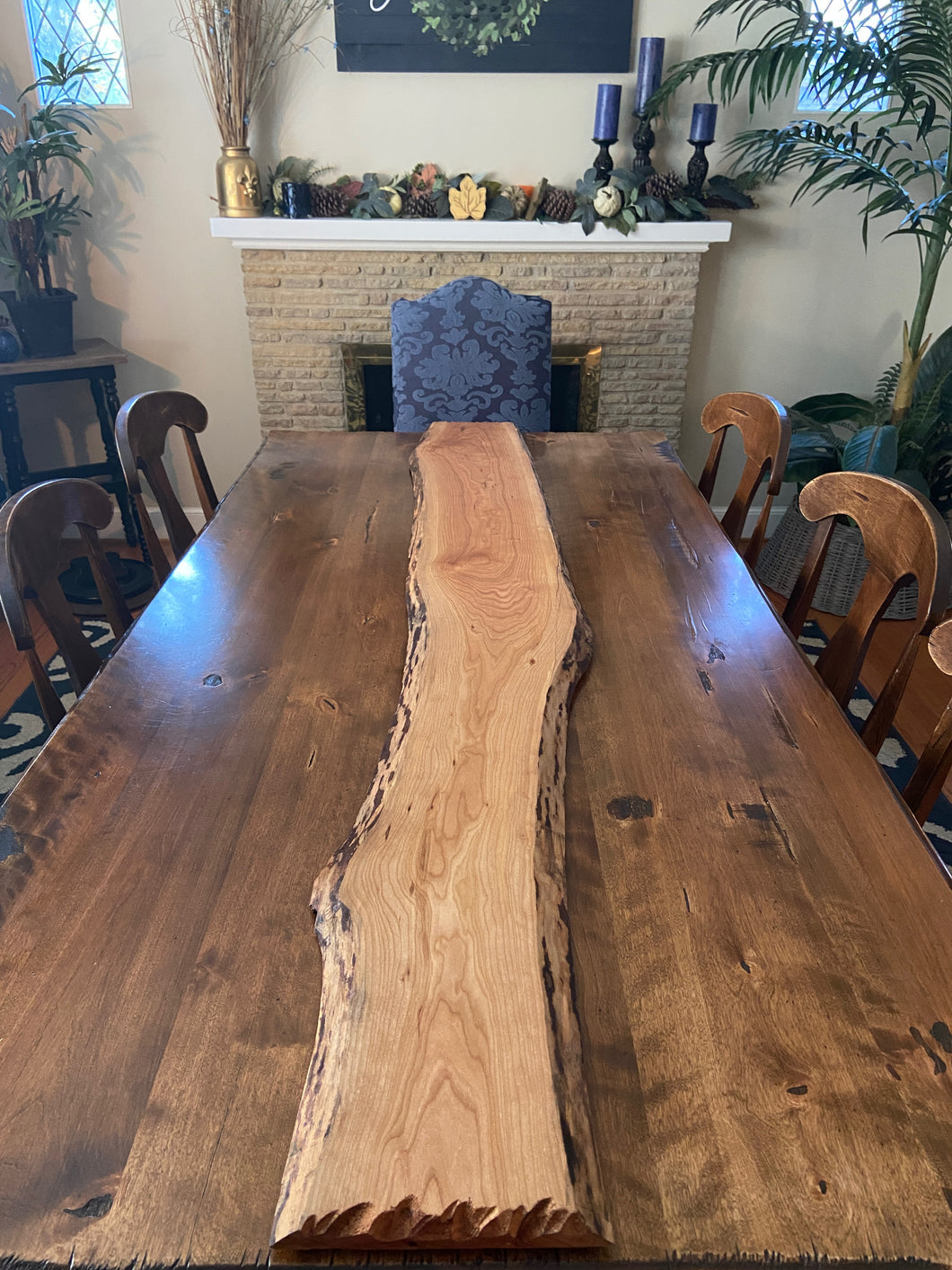 Live-Edge Cherry Slab Charcuterie Board